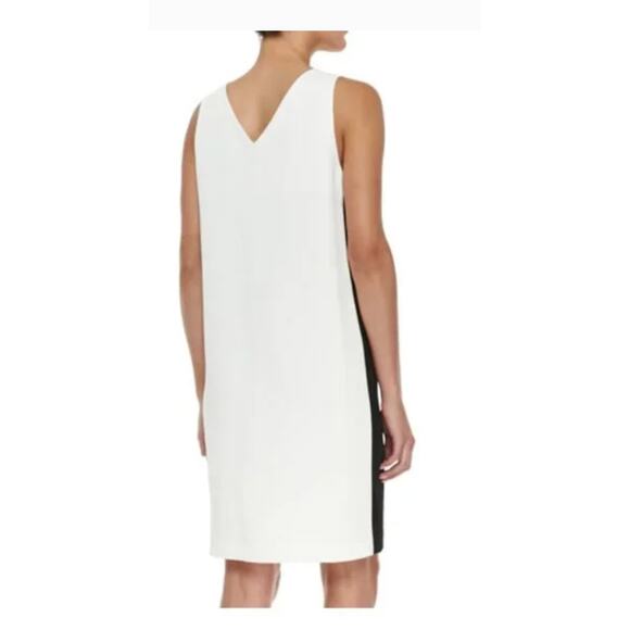 Women's Vince Shift Dress Size Medium White Black Modern Minimalist Work - Picture 6 of 12